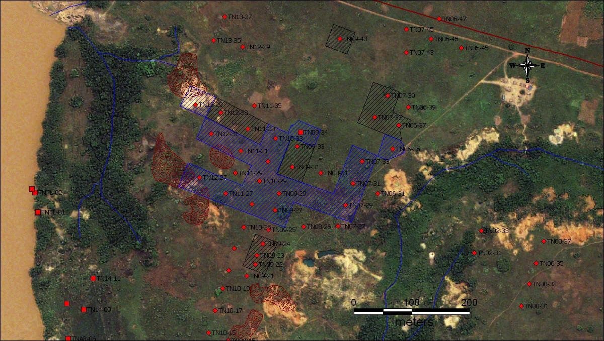 Identified prospection blocks